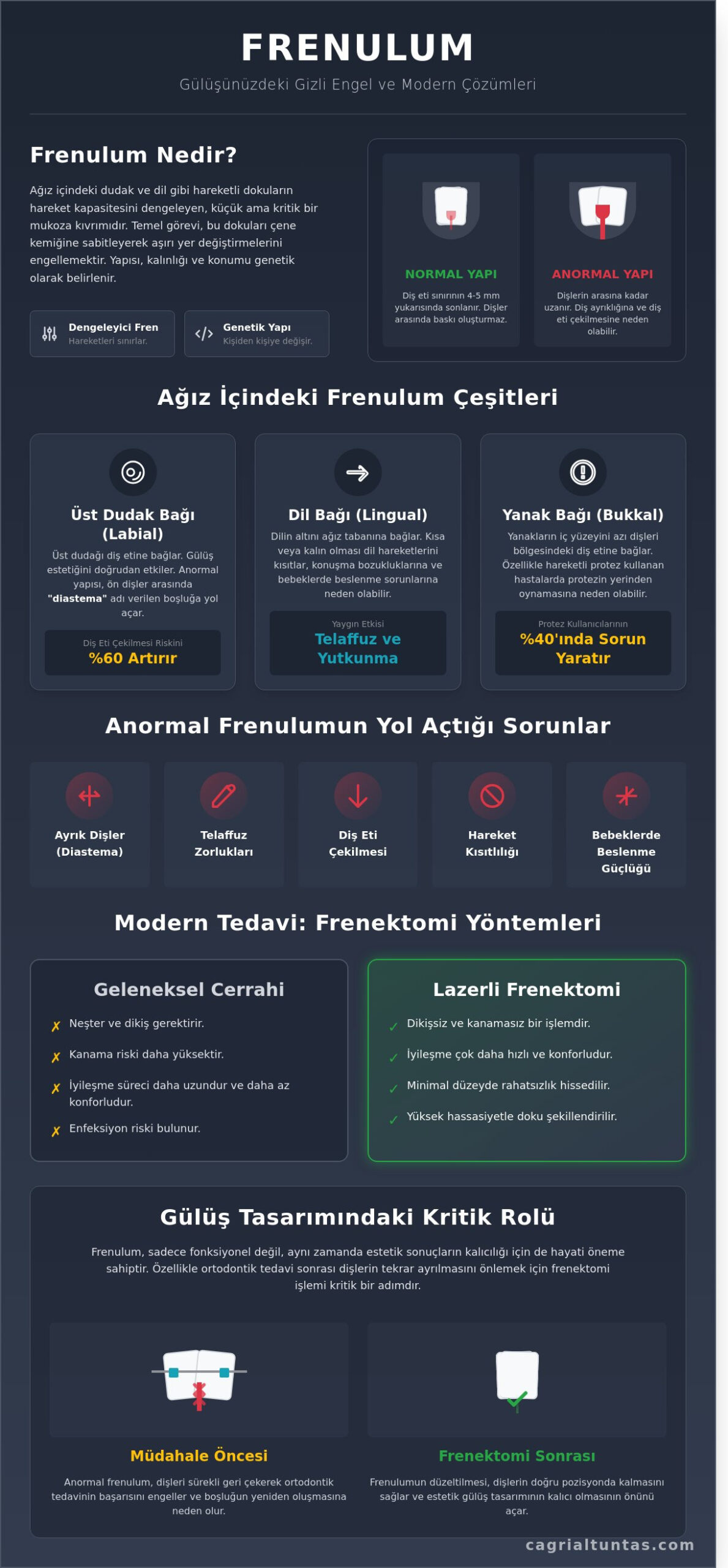 Frenulum Nedir? Ağız Sağlığı ve Gülüş Estetiğindeki Önemi