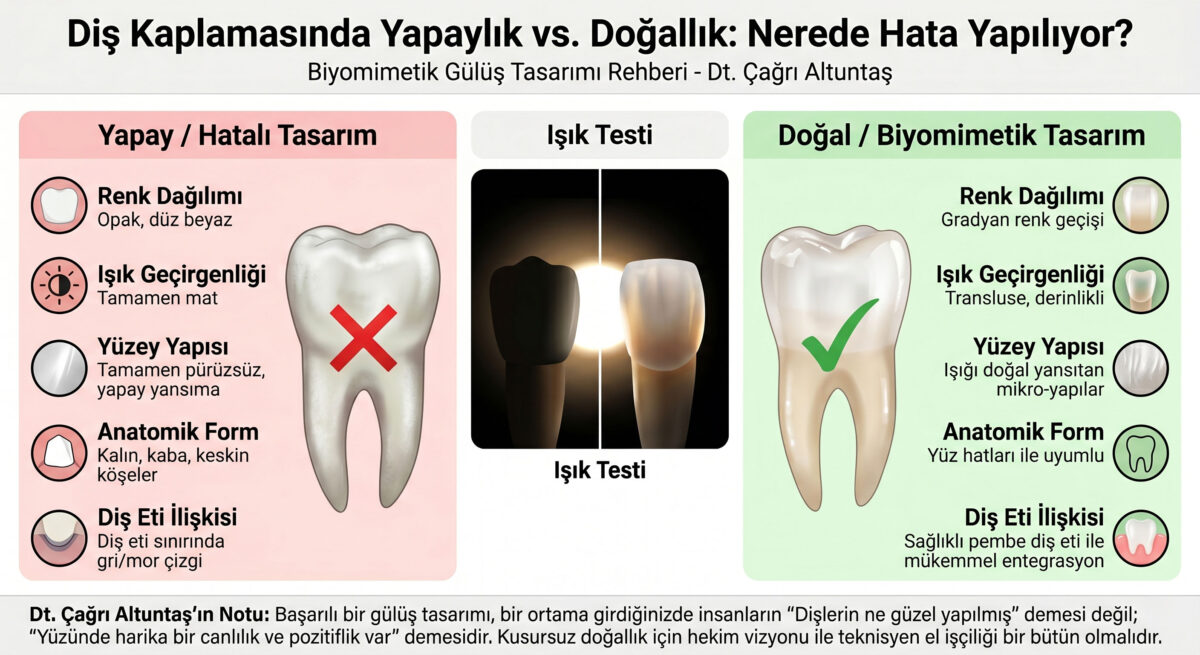 Diş Kaplamam Çok Yapay Görünüyor